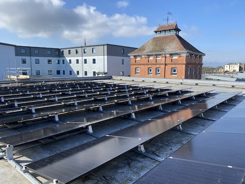 The Brewery Quarter in Cheltenham targets major reduction in carbon emissions with rooftop solar system