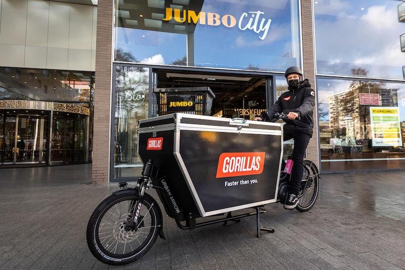 Jumbo Supermarkten goes live with Gorillas rapid grocery deliveries