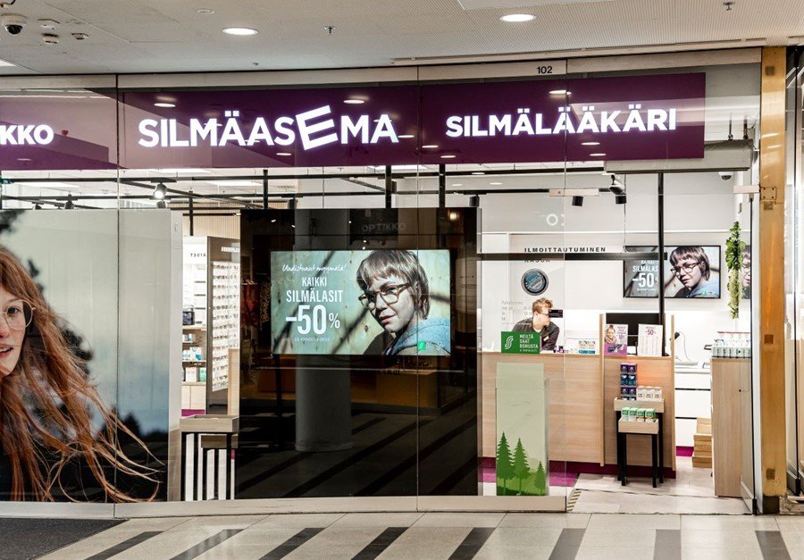 Finnish optician Silmäasema rolls out digital signage with FirstView and PPDS