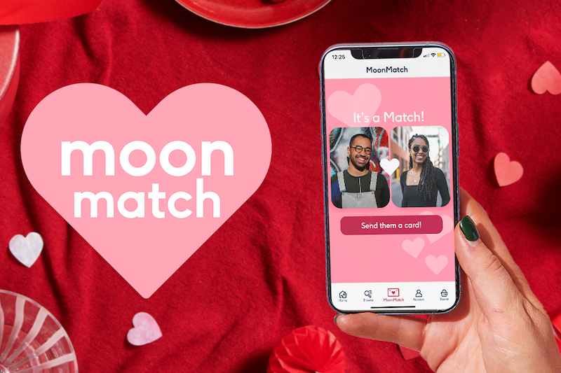 Moonpig gets into the dating game with launch of new app-based MoonMatch love connection feature