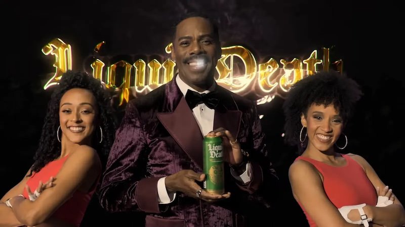 Liquid Death follows The Running Man movie sponsor tie up with solid launch on Amazon