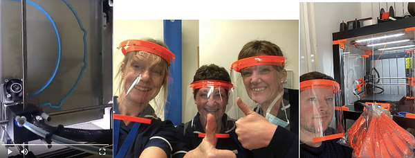 DPD teams with 3DCrowd to deliver 3D printed face shields to NHS