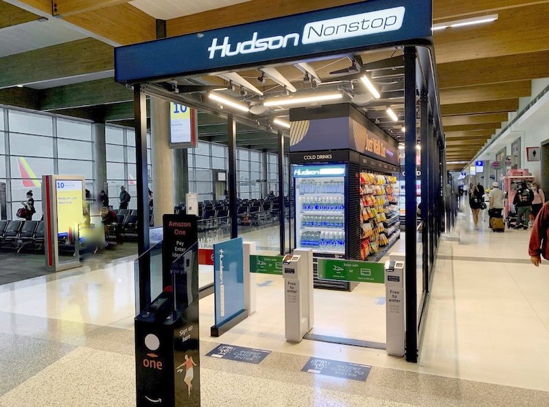 Hudson notches up a first with Amazon One biometric tech deployment