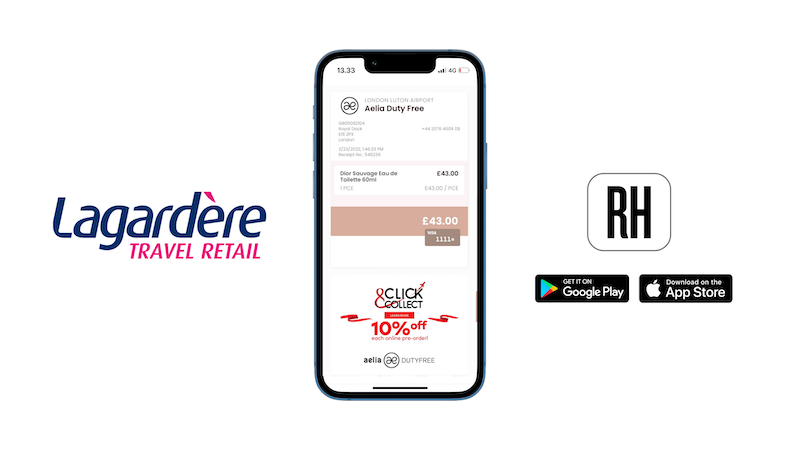 Lagardére Travel Retail goes live with ReceiptHero digital receipt solution