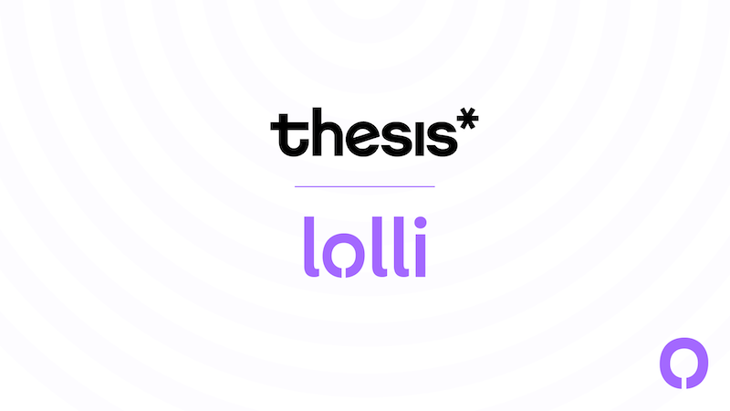 Thesis* buys Bitcoin rewards platform Lolli as cryptocurrency's real growth driven by everyday interactions