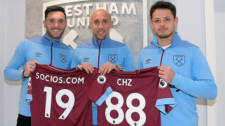 West Ham United signs up with Socios.com blockchain platform