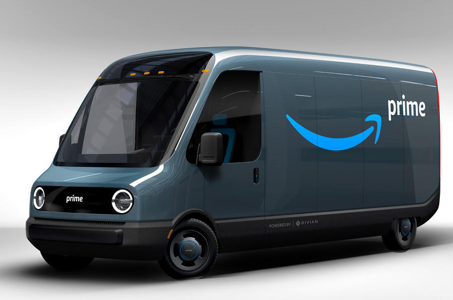Amazon places landmark electric vans order with Rivian