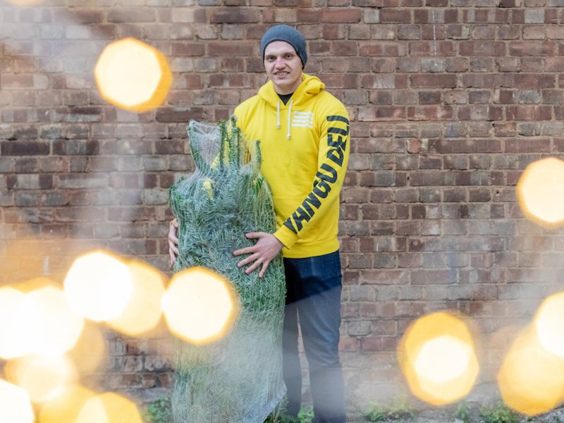 Yango Deli UK offers Londoners Christmas tree delivery within 15 minutes