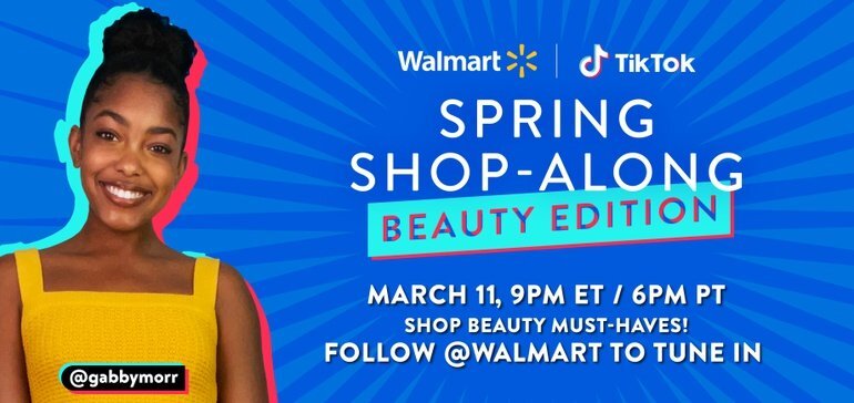 Walmart doubles down on TikTok for beauty focused shoppable livestream