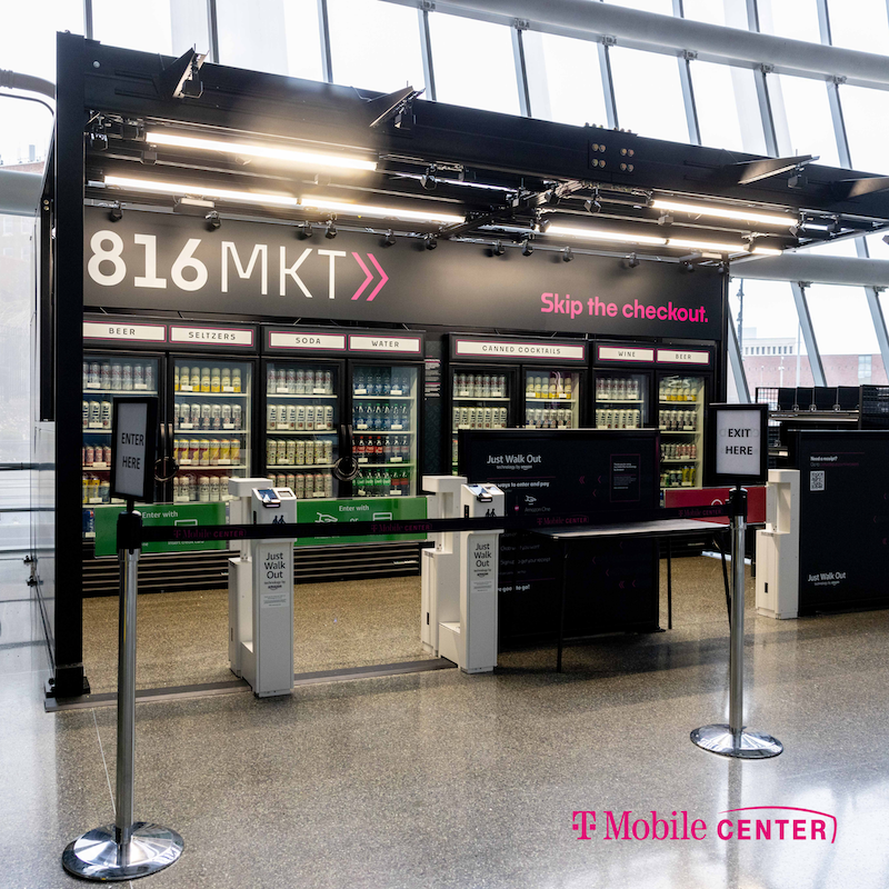 T-Mobile Center debuts Amazon Just Walk Out and Amazon One tech powered store