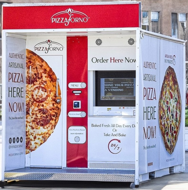 PizzaForno starts roll out of 24/7 pizza vending machines at Southern California college campuses
