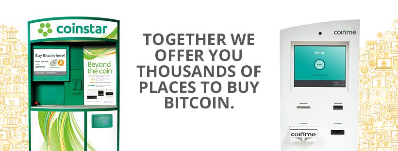 Coinme and Coinstar give Bitcoin a boost Stateside