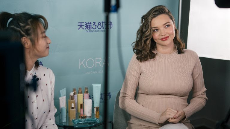Miranda Kerr/Alibaba tie up brings KORA Organics to China