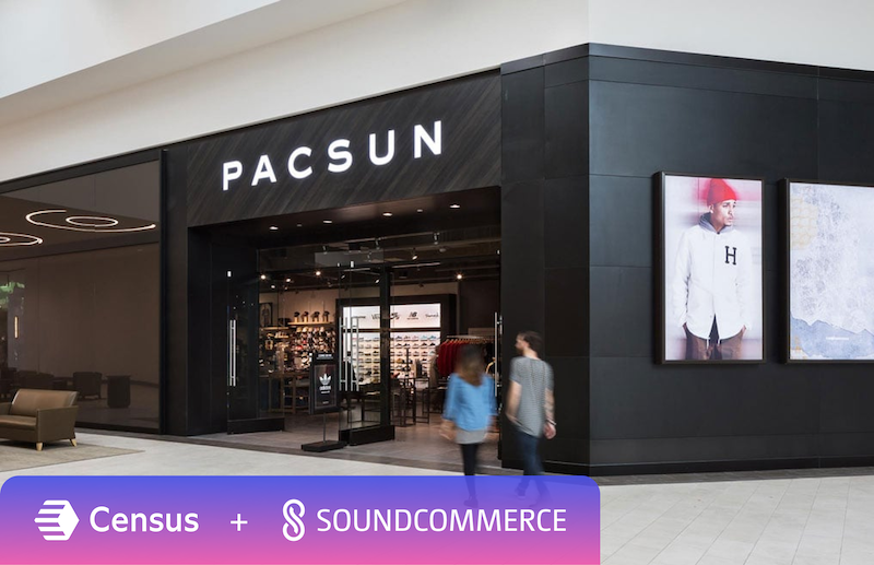 Fashion and apparel lifestyle brand PacSun boosts data strategy with Census and SoundCommerce tie up