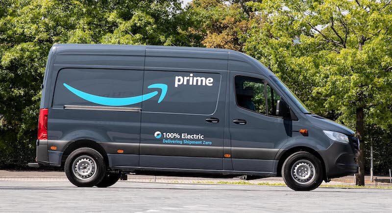 Amazon places landmark electric delivery vehicle order with Mercedes-Benz