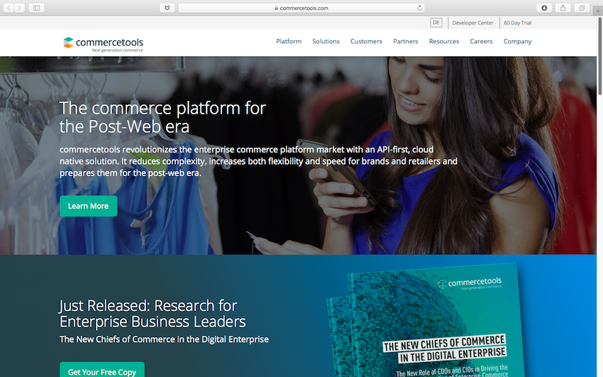 Salmon announces commercetools tie up