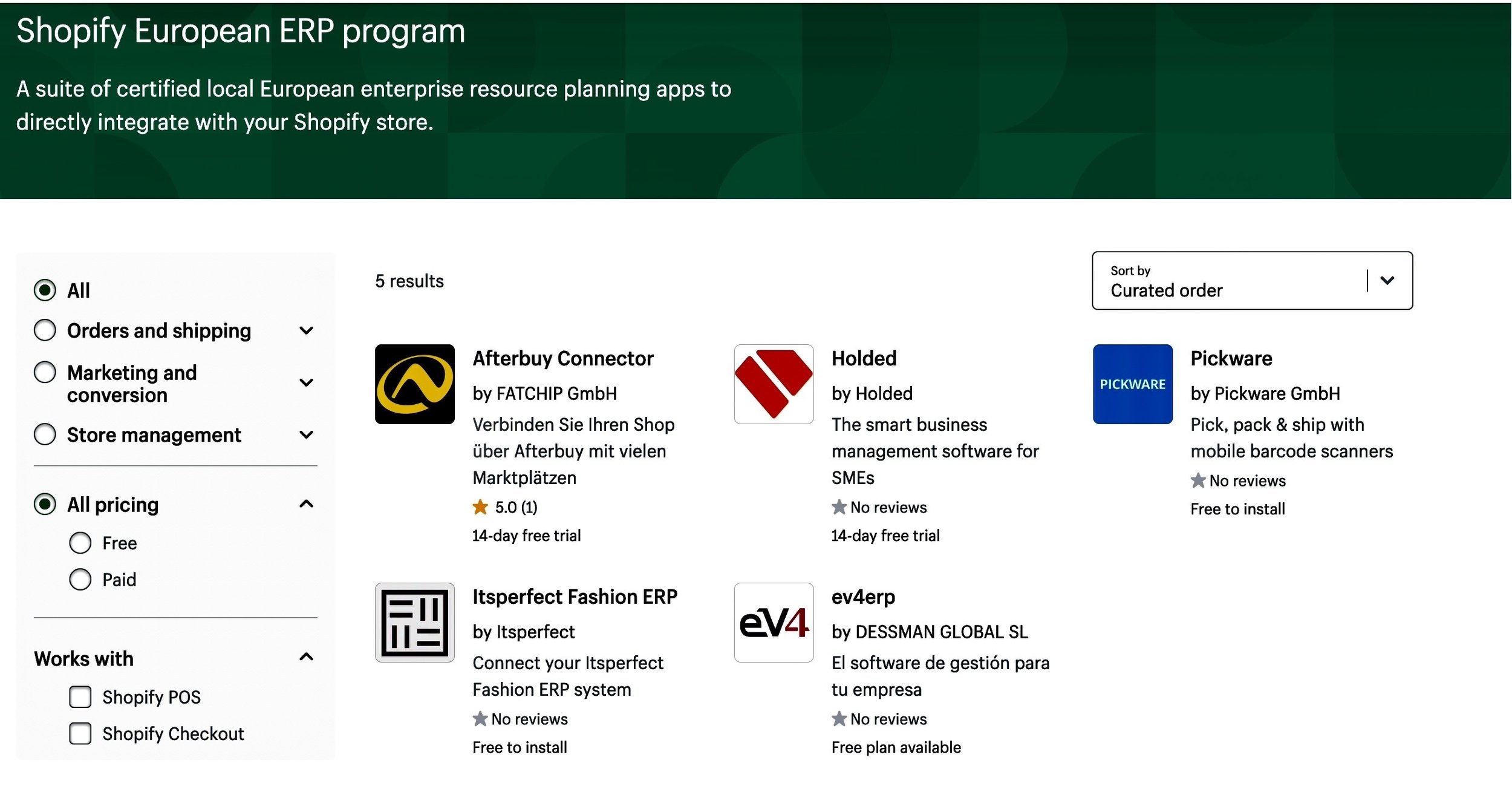 Shopify expands ERP programme to enable European firms to join