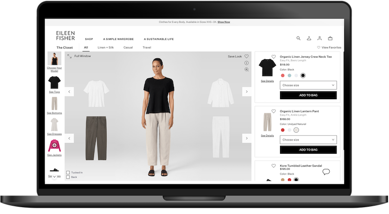 Retail technology innovation of the week: Eileen Fisher taps new Veesual virtual try-on tool