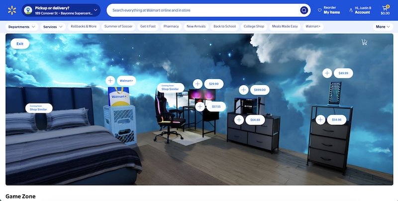 Walmart Realm goes back to school with new shopping experience pitched at dorm room inspiration