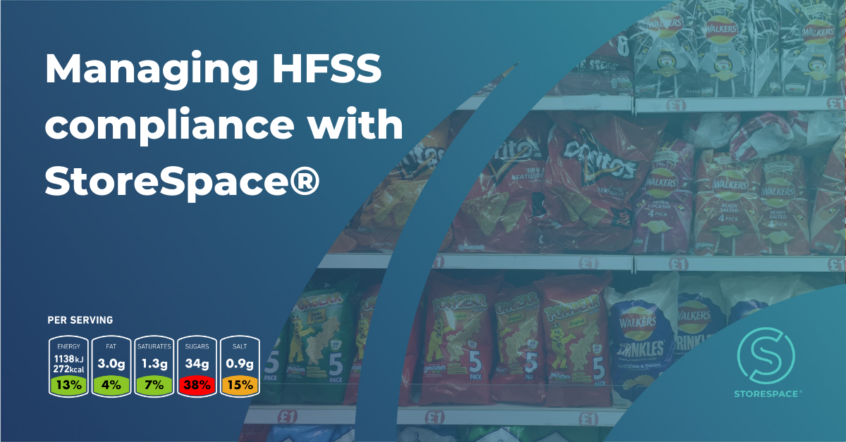 StoreSpace simplifies High Fat Sugar and Salt (HFSS) compliance