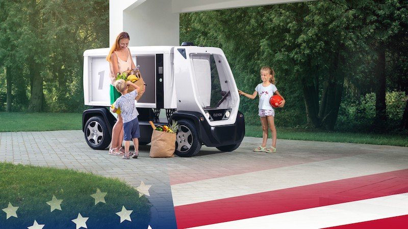 Autonomous delivery vehicle firm Clevon expands into North America