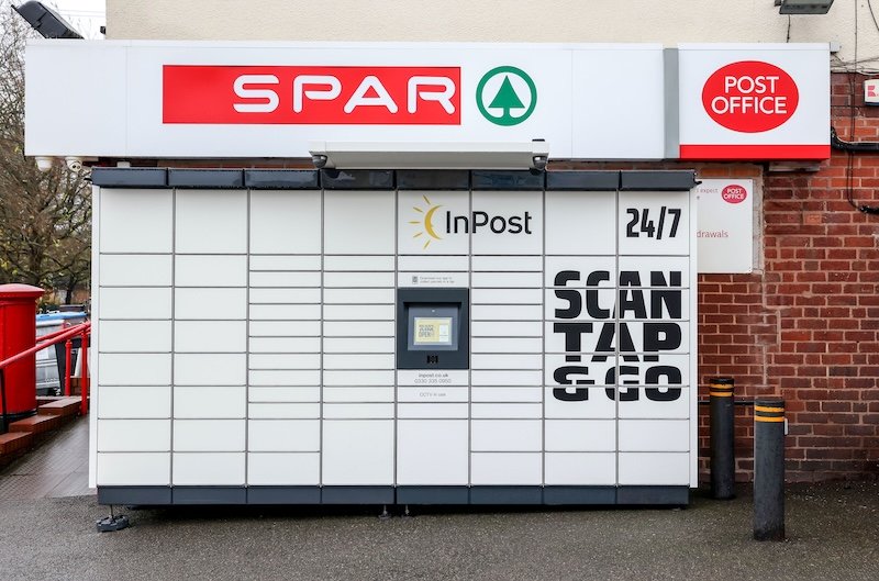First InPost parcel lockers installed at UK Post Office as six-month nationwide trial kicks off