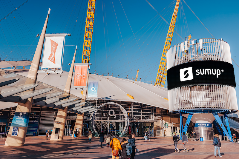SumUp appointed official payment processor for live‬  entertainment, leisure, retail destination The O2‬