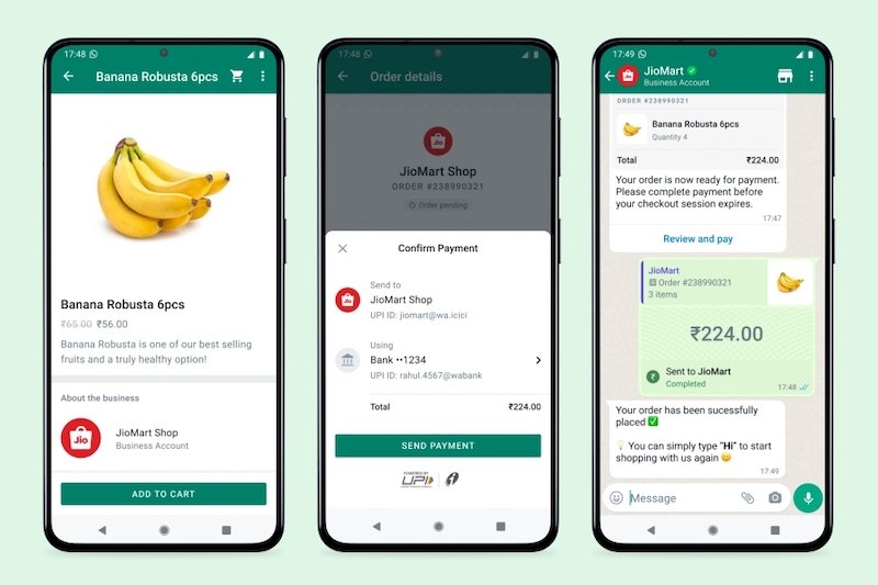 Meta launches grocery shopping on WhatsApp with JioMart