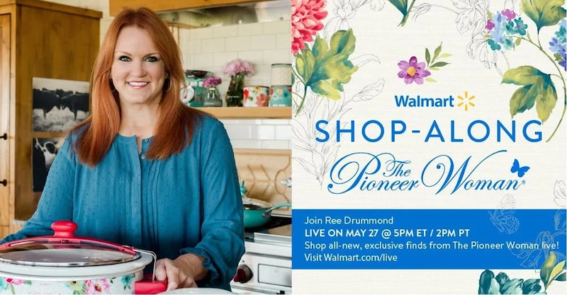 Walmart hits Facebook for Ree Drummond Shop-Along experience