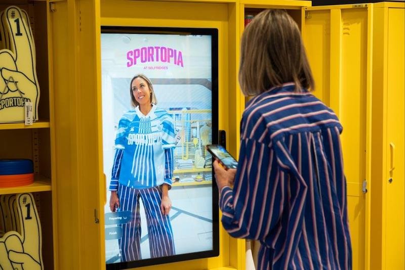 Snapchat connects with sports fans as its AR locker room comes to life at Selfridges Oxford Street London store