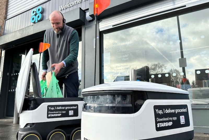 Starship Technologies and Co-op bring robot grocery deliveries to Greater Manchester