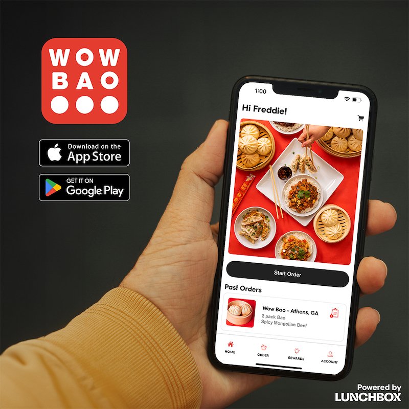 Focus on loyalty as Asian street food brand Wow Bao launches new mobile app experience with Lunchbox