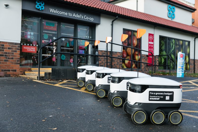 Robots up north: Starship Technologies and Co-op bring autonomous food delivery to Leeds