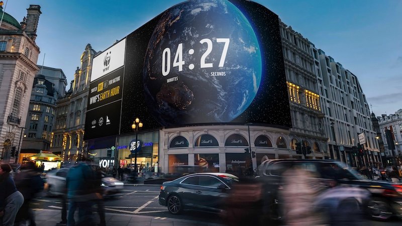 20 years of WWF's Earth Hour: Ocean Outdoor landmarks including BFI IMAX in London set to power down