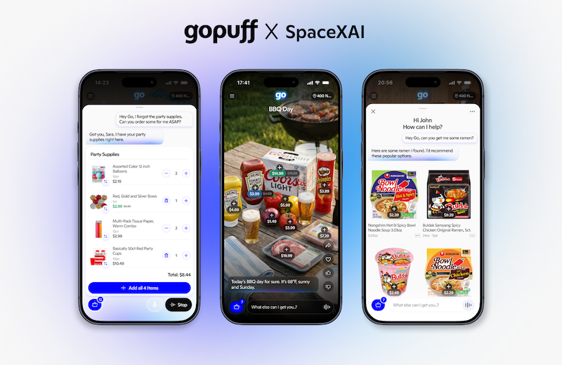 Gopuff and SpaceXAI launch AI powered shopping tool that predicts and delivers orders in minutes