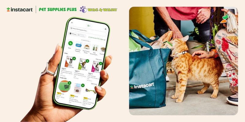 Instacart partners with Pet Supplies Plus to offer same day delivery service across 700+ US stores