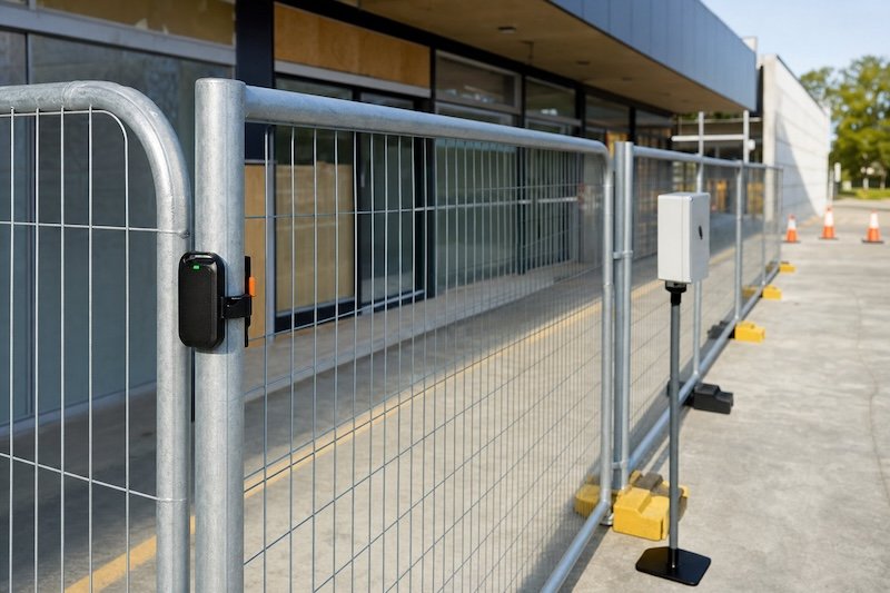 IoT enabled asset tracking for site perimeter inventory on retail projects