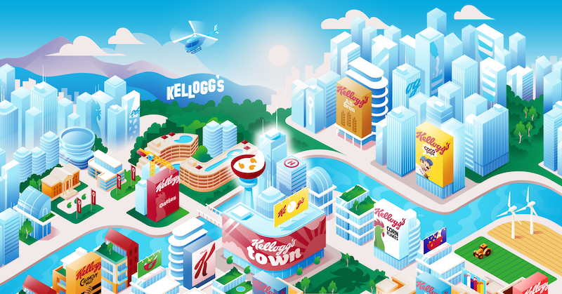 Kellogg’s Town digital playground immersive experience goes live in partnership with Merkle and dentsu