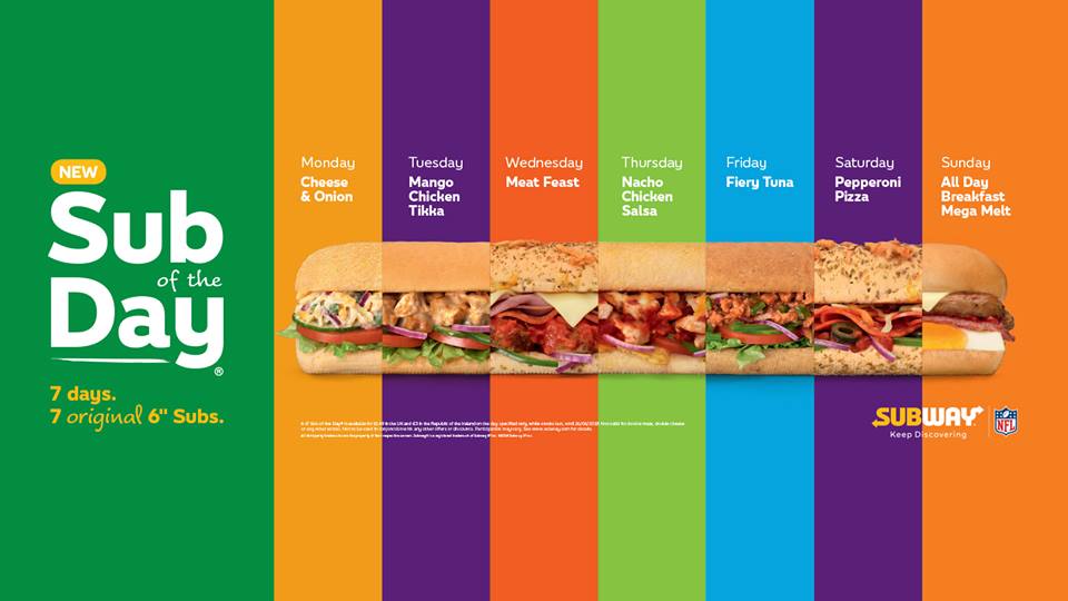 Subway tests out Just Eat delivery