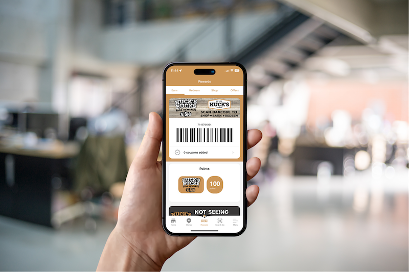 Retail technology innovation of the week: Rovertown powers Huck’s Bucks Bigg Rewards app