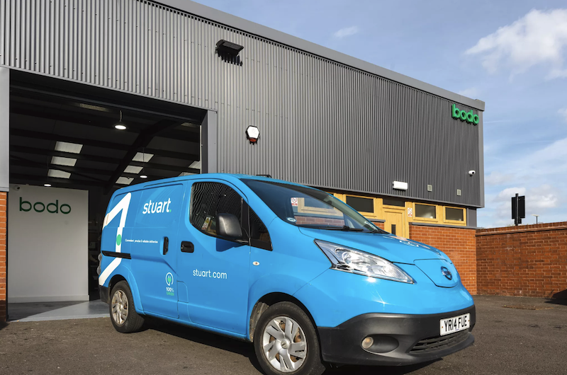 Stuart teams up with bodo on sustainable, same day and instant deliveries for e-commerce brands