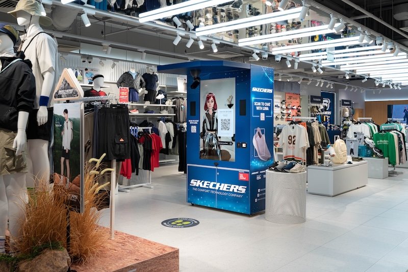 Skechers launches AI powered retail assistant Luna at Singapore store via We Are Social tie up