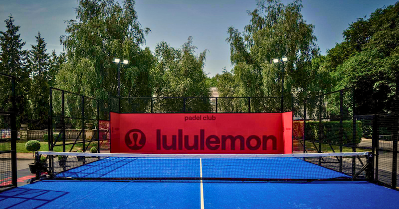 lululemon teams with Trafford Centre on pop-up padel court to mark the opening of its upsized store