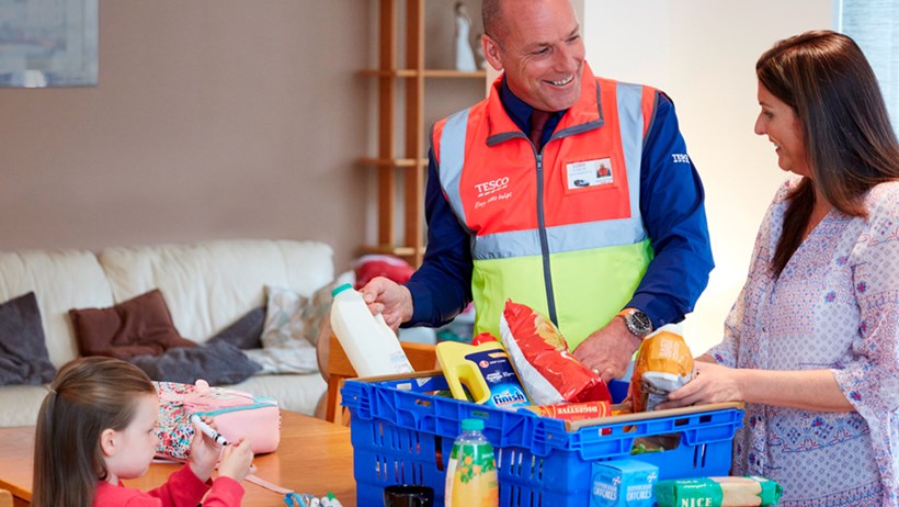Tesco bans plastic bags from online orders