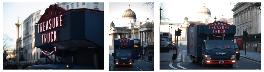 Amazon Treasure Truck rolls into London and Manchester