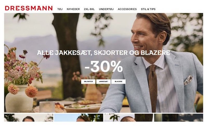 Dressmann hails start of new era in Europe as it launches online store in Denmark, Austria and Germany