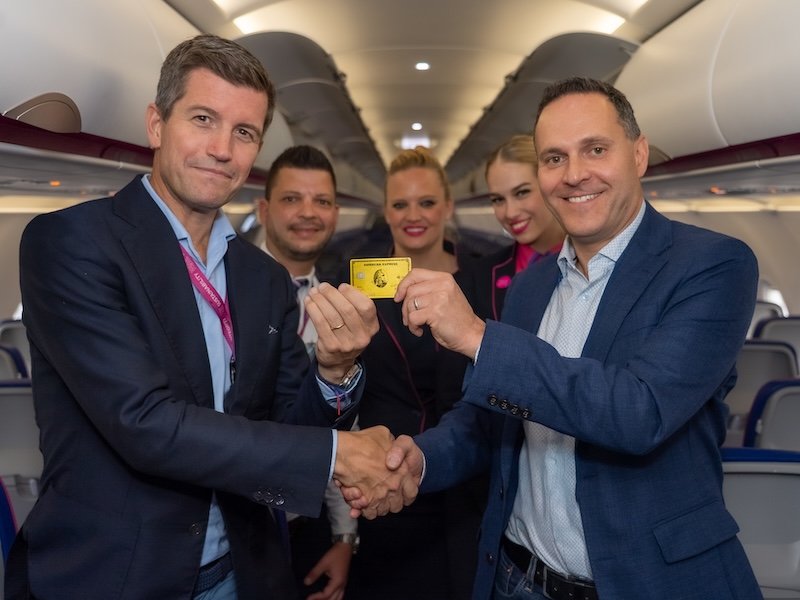Amex accepted by Wizz Air as payment method for flight bookings and onboard purchases