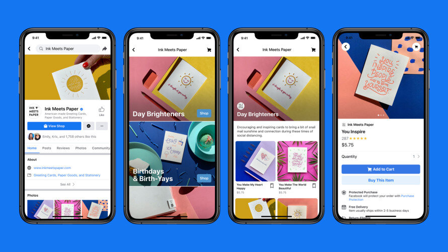 Facebook launches Shops feature for small businesses