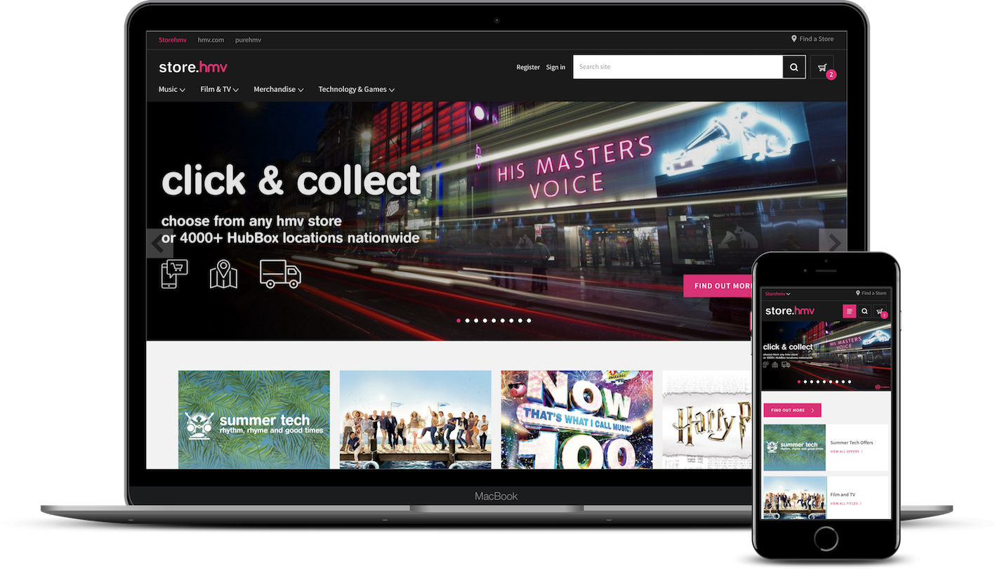 hmv makes Click & Collect move with HubBox