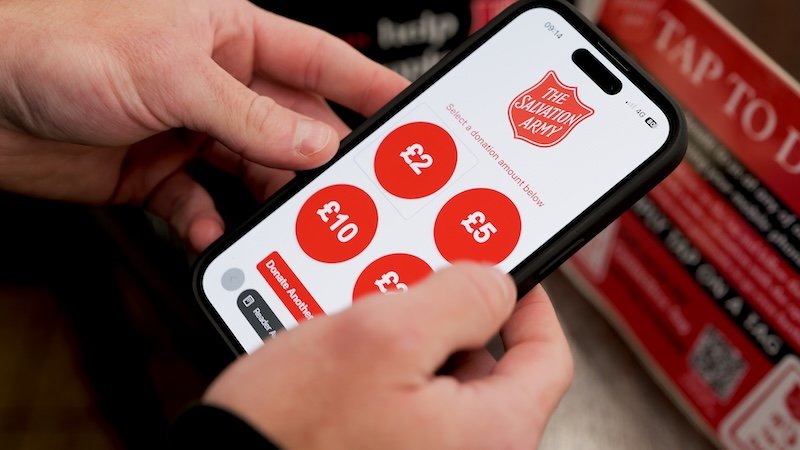 Salvation Army charity shops see significant Gift Aid sign-ups rise after BMc Azurri digital upgrade